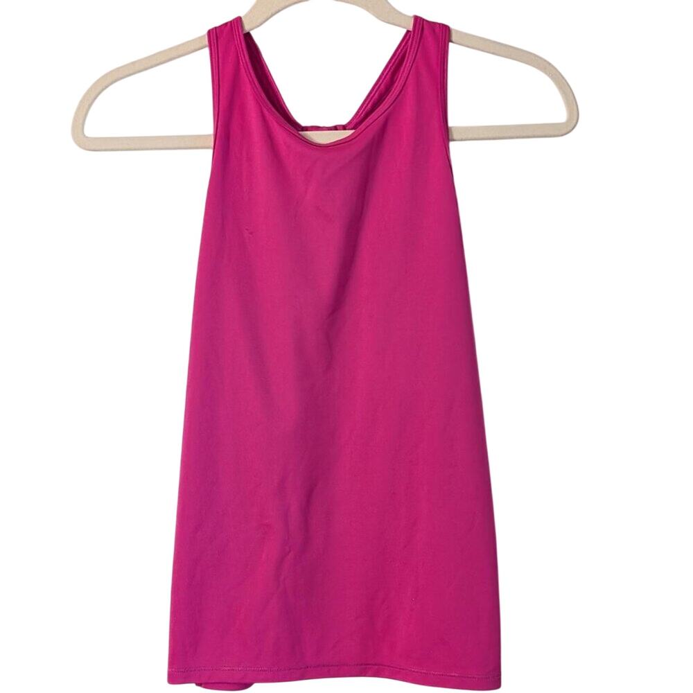 All In Motion Girls Pink Twist Racerback Athletic Tank L (10/12) Activewear